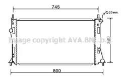 Теплообменник (AVA QUALITY COOLING: MZ2249)