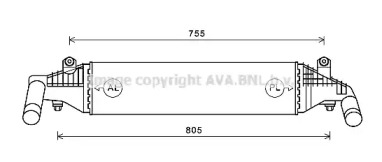 Теплообменник (AVA QUALITY COOLING: MZ4267)