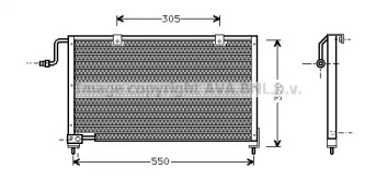 Конденсатор (AVA QUALITY COOLING: MZ5106)