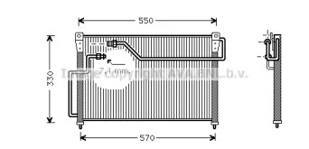 Конденсатор (AVA QUALITY COOLING: MZ5107)