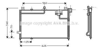 Конденсатор (AVA QUALITY COOLING: MZ5125)