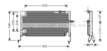 Конденсатор (AVA QUALITY COOLING: MZ5142)