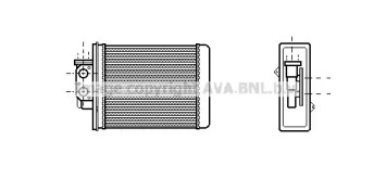 Теплообменник (AVA QUALITY COOLING: MZ6067)