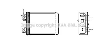 Теплообменник (AVA QUALITY COOLING: MZ6081)