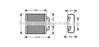 Теплообменник (AVA QUALITY COOLING: MZ6144)