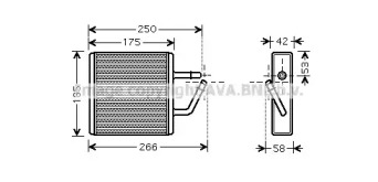 Теплообменник (AVA QUALITY COOLING: MZ6194)