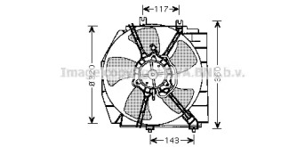 Вентилятор (AVA QUALITY COOLING: MZ7514)