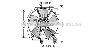 Вентилятор (AVA QUALITY COOLING: MZ7523)