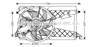 Вентилятор (AVA QUALITY COOLING: MZ7530)