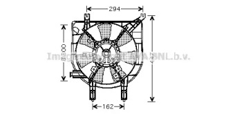 Вентилятор (AVA QUALITY COOLING: MZ7531)