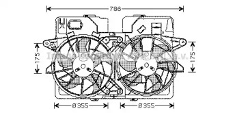 Вентилятор (AVA QUALITY COOLING: MZ7532)