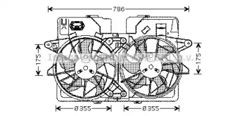 Вентилятор (AVA QUALITY COOLING: MZ7533)