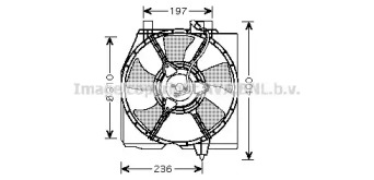 Вентилятор (AVA QUALITY COOLING: MZ7535)