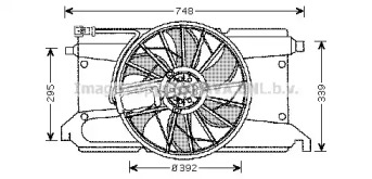 Вентилятор (AVA QUALITY COOLING: MZ7538)