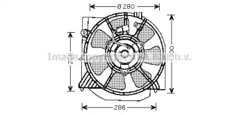 Вентилятор (AVA QUALITY COOLING: MZ7541)