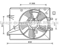 Вентилятор (AVA QUALITY COOLING: MZ7546)