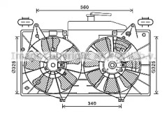 Вентилятор (AVA QUALITY COOLING: MZ7552)