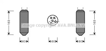 Осушитель (AVA QUALITY COOLING: MZD052)