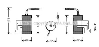 Осушитель (AVA QUALITY COOLING: MZD165)