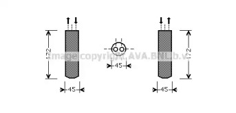 Осушитель (AVA QUALITY COOLING: MZD185)