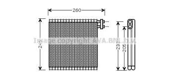 Испаритель (AVA QUALITY COOLING: MZV216)