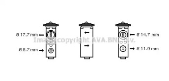 Клапан (AVA QUALITY COOLING: OL1375)