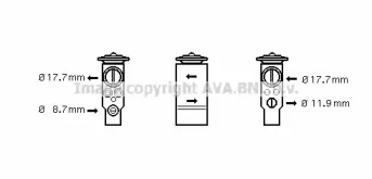 Клапан (AVA QUALITY COOLING: OL1411)