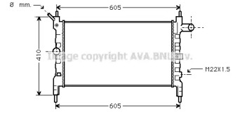 Теплообменник (AVA QUALITY COOLING: OL2023)