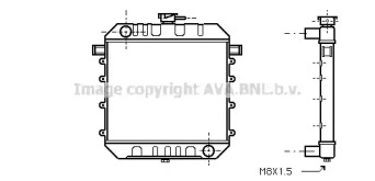 Теплообменник (AVA QUALITY COOLING: OL2024)