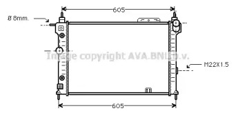 Теплообменник (AVA QUALITY COOLING: OL2029)