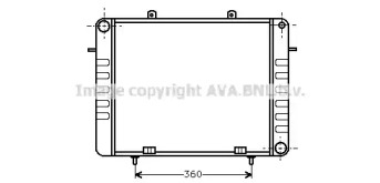 Теплообменник (AVA QUALITY COOLING: OL2038)