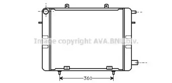 Теплообменник (AVA QUALITY COOLING: OL2042)