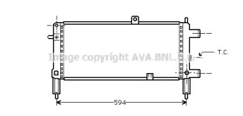 Теплообменник (AVA QUALITY COOLING: OL2053)