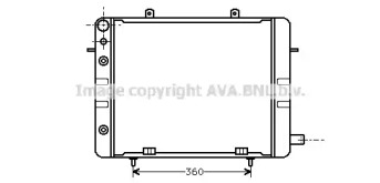 Теплообменник (AVA QUALITY COOLING: OL2058)