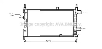 Теплообменник (AVA QUALITY COOLING: OL2068)