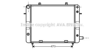 Теплообменник (AVA QUALITY COOLING: OL2072)