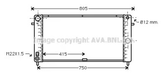 Теплообменник (AVA QUALITY COOLING: OL2106)