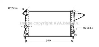 Теплообменник (AVA QUALITY COOLING: OL2117)