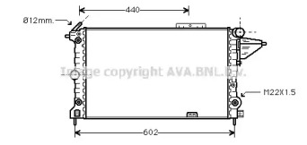 Теплообменник (AVA QUALITY COOLING: OL2120)