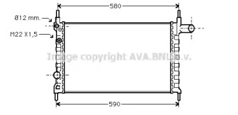 Теплообменник (AVA QUALITY COOLING: OL2150)