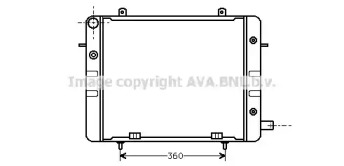 Теплообменник (AVA QUALITY COOLING: OL2154)