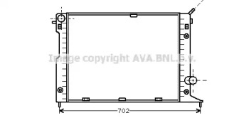 Теплообменник (AVA QUALITY COOLING: OL2166)