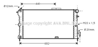 Теплообменник (AVA QUALITY COOLING: OL2186)