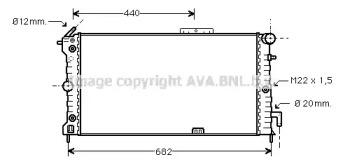 Теплообменник (AVA QUALITY COOLING: OL2187)