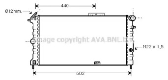 Теплообменник (AVA QUALITY COOLING: OL2190)