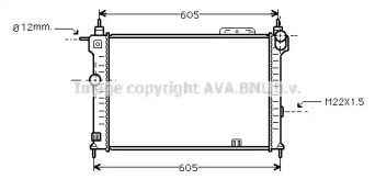 Теплообменник (AVA QUALITY COOLING: OL2191)