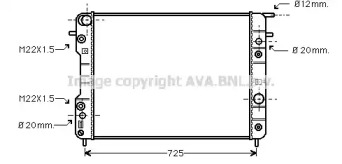 Теплообменник (AVA QUALITY COOLING: OL2193)