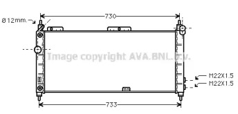 Теплообменник (AVA QUALITY COOLING: OL2200)