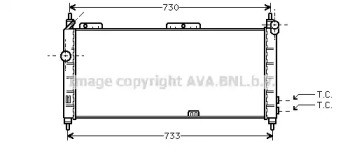 Теплообменник (AVA QUALITY COOLING: OL2203)