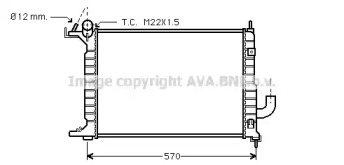 Теплообменник (AVA QUALITY COOLING: OL2218)